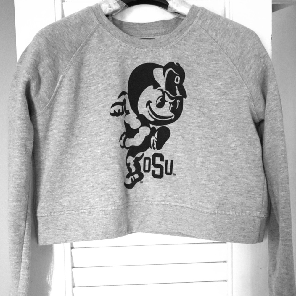 OSU BRUTUS crop top sweatshirt